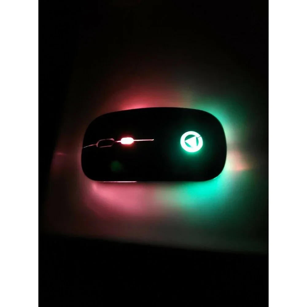 Mouse 27Mhz USB Wireless Mute Rechargeable LED Backlit 1600DPI Gaming Mouse
